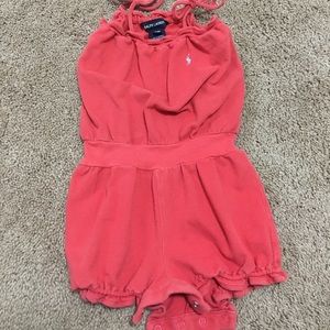 Ralph Lauren red romper size 12 month
